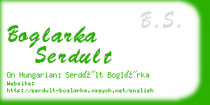 boglarka serdult business card